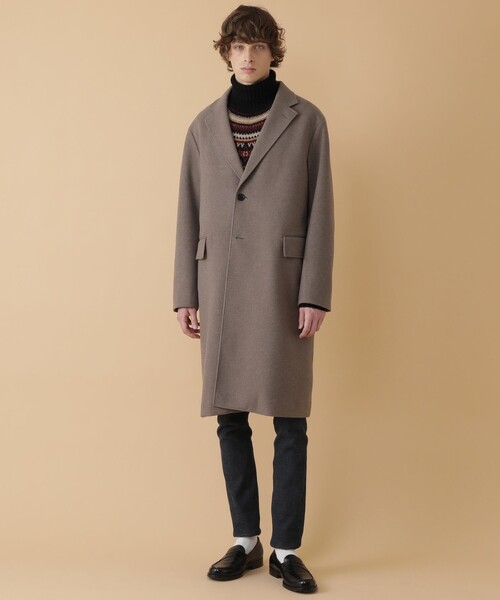 ブラックレーベルクレストブリッジメルトンジャージボックスチェスターコート BLACK LABEL CRESTBRIDGE（ブラックレーベル・クレストブリッジ）の