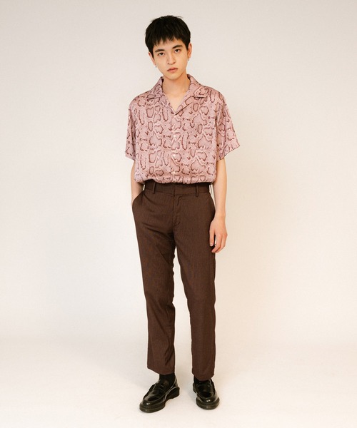 FTW(エフティダブリュー)の「SIDE ZIP PANTS(スラックス・メンズ・ネイビー/ブラウン・MEDIUM/LARGE)」の4枚目の写真