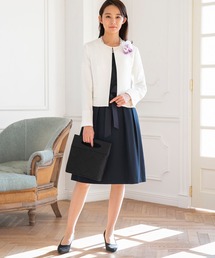 form forma（フォルムフォルマ）の「【セレモニー(卒入学式）で重宝♪】≪3点セット≫2ジャケット＋ワンピースセット（スーツセット・レディース）」