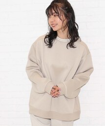 Cutie Blonde | 【S-L】首元ライン裏起毛のスウェット(スウェット)