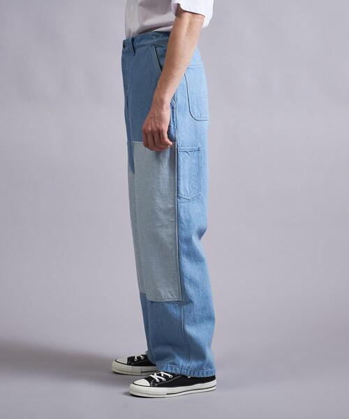 MONKEY TIME(モンキータイム)の「<monkey time> DNM WD W/KNEE PT/デニムパンツ(デニムパンツ・メンズ・ライトブルー・S/M/L)」の6枚目の写真