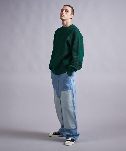 MONKEY TIME(モンキータイム)の「<monkey time> DNM WD W/KNEE PT/デニムパンツ(デニムパンツ・メンズ・ライトブルー・S/M/L)」の5枚目の写真