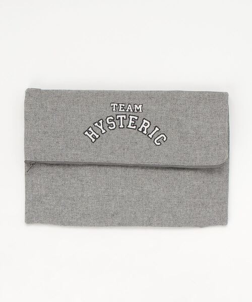 HYSTERIC GLAMOUR（ヒステリックグラマー）の「SLEEVE BAG（クラッチバッグ・メンズ・ネイビー/グレー/グリーン・FREE）」の14枚目の写真