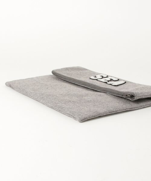 HYSTERIC GLAMOUR（ヒステリックグラマー）の「SLEEVE BAG（クラッチバッグ・メンズ・ネイビー/グレー/グリーン・FREE）」の15枚目の写真