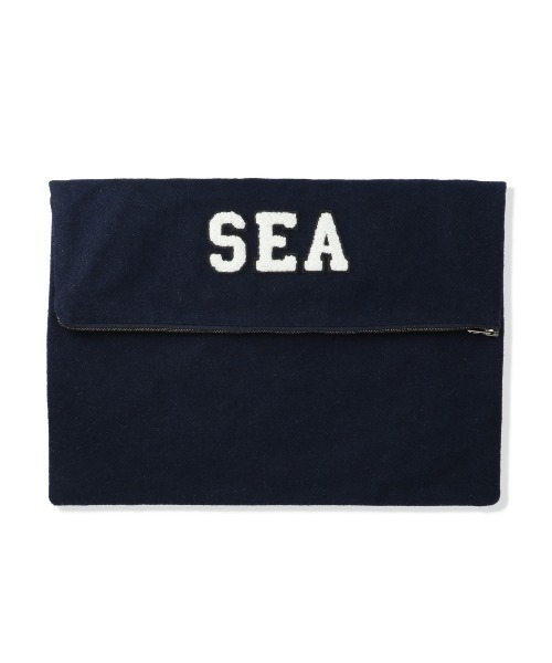 HYSTERIC GLAMOUR（ヒステリックグラマー）の「SLEEVE BAG（クラッチバッグ・メンズ・ネイビー/グレー/グリーン・FREE）」の3枚目の写真