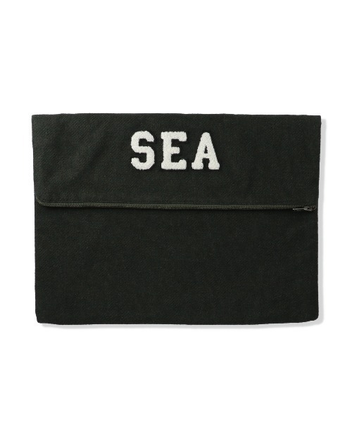 HYSTERIC GLAMOUR（ヒステリックグラマー）の「SLEEVE BAG（クラッチバッグ・メンズ・ネイビー/グレー/グリーン・FREE）」の2枚目の写真