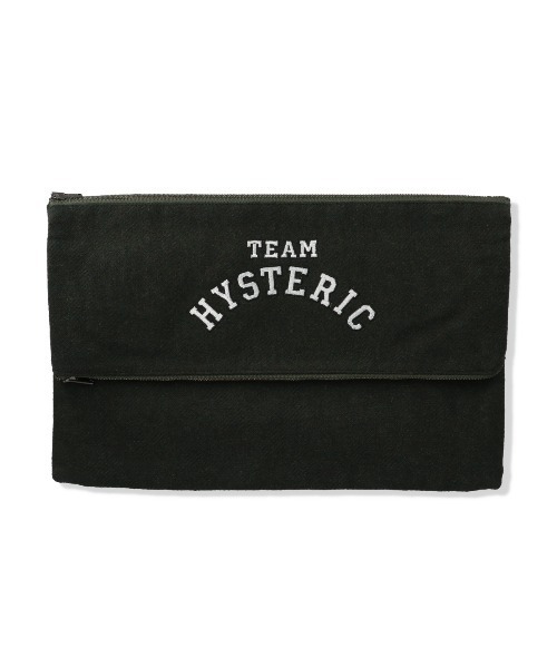 HYSTERIC GLAMOUR（ヒステリックグラマー）の「SLEEVE BAG（クラッチバッグ・メンズ・ネイビー/グレー/グリーン・FREE）」の8枚目の写真