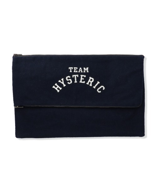 HYSTERIC GLAMOUR（ヒステリックグラマー）の「SLEEVE BAG（クラッチバッグ・メンズ・ネイビー/グレー/グリーン・FREE）」の11枚目の写真