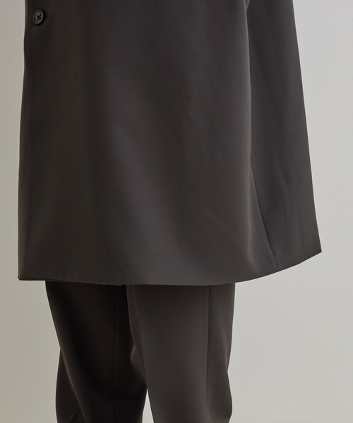 JUNRED（ジュンレッド）の「スムースストレッチトレンチオーバーコート（トレンチコート・メンズ・ブラック系その他/グリーン/グレー系その他・L/M/S）」の19枚目の写真