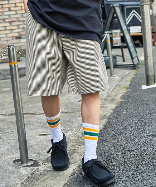 Dickies（ディッキーズ）の「Dickies/ディッキーズ ライトツイル ベーシックハーフパンツ（その他パンツ・メンズ・ブラック/ブルー/ネイビー/アイボリー系/グリーン/ベージュ/サックスブルー/アイボリー・M/XL/L）」の4枚目の写真