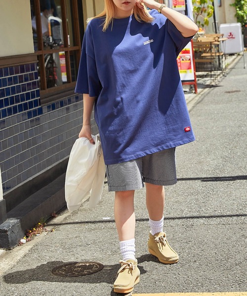 Dickies（ディッキーズ）の「Dickies/ディッキーズ ライトツイル ベーシックハーフパンツ（その他パンツ・メンズ・ブラック/ブルー/ネイビー/アイボリー系/グリーン/ベージュ/サックスブルー/アイボリー・M/XL/L）」の21枚目の写真