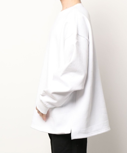 DANKE SCHON（ダンケシェーン）の「DankeSchon/ダンケシェーン/裏起毛クルーネックスウェット（スウェット・メンズ・ホワイト/ブラック・FREE）」の3枚目の写真