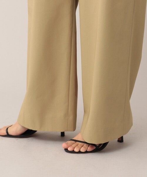 UNTITLED（アンタイトル）の「◆ドライボイルギャバ ワイドパンツ（その他パンツ・レディース・キャメル/ナチュラル・03/01/02）」の10枚目の写真