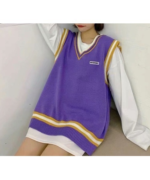 Sakka（サッカ）の「チルデンベスト（ベスト・レディース・ライトブルー/パープル/イエロー/グリーン・LARGE/X-LARGE）」の12枚目の写真