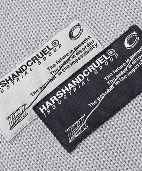 HARSH AND CRUEL(ハーシュアンドクルーエル)の「ハイゲージ ダメージニットセーター HC22SS02【Harsh and Cruel】(ニット/セーター・メンズ・グレー/ブラック・S/M/L/XL)」の3枚目の写真