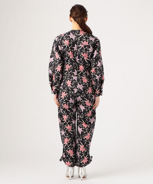 ISABEL MARANT(イザベルマラン)の「ISABEL MARANT GIGI コットン プリントジャンプスーツ(つなぎ/オールインワン・レディース・ブルー系その他4・36/34)」の10枚目の写真