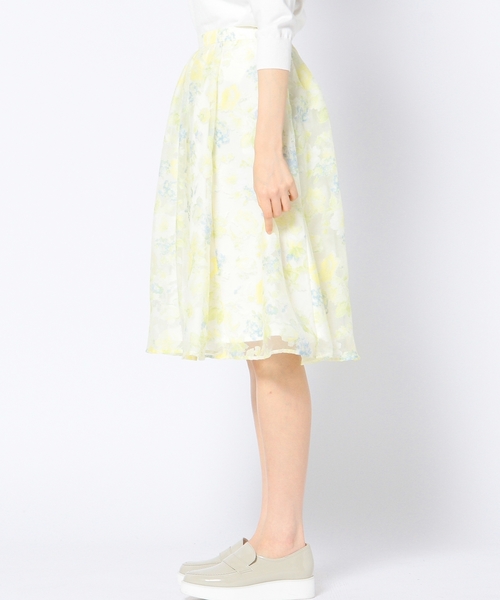 Another Edition（アナザーエディション）の「オパールタックスカート/AEFC　 オパール タック SK◆（スカート・レディース・ライトグレー/イエロー・フリー）」の9枚目の写真