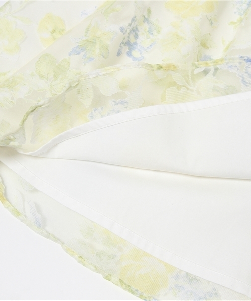 Another Edition（アナザーエディション）の「オパールタックスカート/AEFC　 オパール タック SK◆（スカート・レディース・ライトグレー/イエロー・フリー）」の4枚目の写真