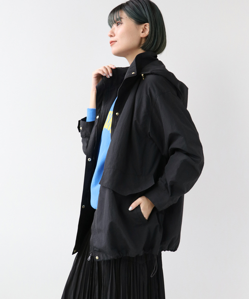 SONO　ソーノ　フェミニティフーディブルゾン Sono - VERY掲載 sono ブラック フェミニティダウンコートの通販
