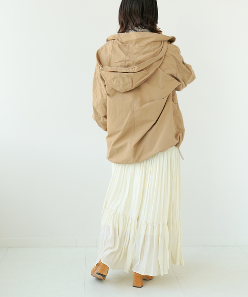 Simplicite（サンプリシテ）の「オーバーフードブルゾン（ブルゾン・レディース・ブラック/ベージュ/グレー系その他・FREE）」の18枚目の写真