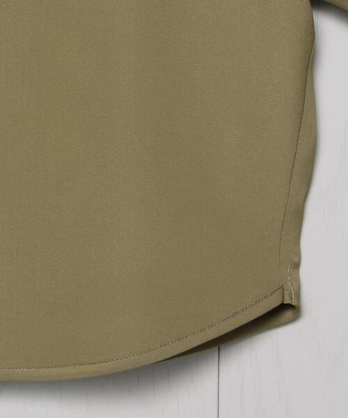 H BEAUTY&YOUTH UNITED ARROWS(エイチビューティーアンドユースユナイテッドアローズ)の「<H>RAYON WIDE SLEEVE BLOUSE/ブラウス(シャツ/ブラウス・レディース・ホワイト/ブラック/オリーブ・FREE)」の14枚目の写真