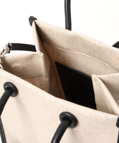 ADD CULUMN(アドカラム)の「(ADD CULUMN)異素材コンビショルダーバッグ(トートバッグ・レディース・ブラック/ピンク・FREE)」の5枚目の写真