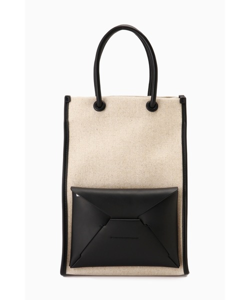 ADD CULUMN(アドカラム)の「(ADD CULUMN)異素材コンビショルダーバッグ(トートバッグ・レディース・ブラック/ピンク・FREE)」の10枚目の写真