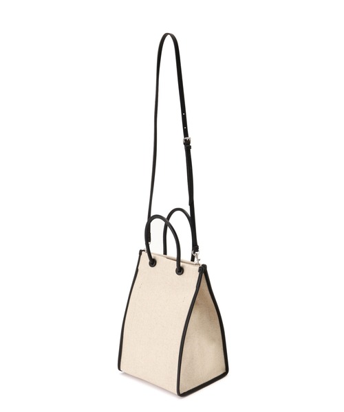 ADD CULUMN(アドカラム)の「(ADD CULUMN)異素材コンビショルダーバッグ(トートバッグ・レディース・ブラック/ピンク・FREE)」の11枚目の写真