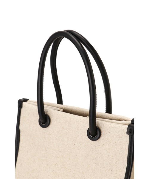 ADD CULUMN(アドカラム)の「(ADD CULUMN)異素材コンビショルダーバッグ(トートバッグ・レディース・ブラック/ピンク・FREE)」の12枚目の写真