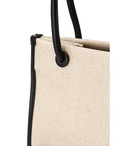 ADD CULUMN(アドカラム)の「(ADD CULUMN)異素材コンビショルダーバッグ(トートバッグ・レディース・ブラック/ピンク・FREE)」の13枚目の写真