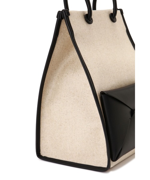 ADD CULUMN(アドカラム)の「(ADD CULUMN)異素材コンビショルダーバッグ(トートバッグ・レディース・ブラック/ピンク・FREE)」の15枚目の写真