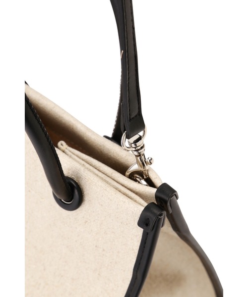 ADD CULUMN(アドカラム)の「(ADD CULUMN)異素材コンビショルダーバッグ(トートバッグ・レディース・ブラック/ピンク・FREE)」の18枚目の写真