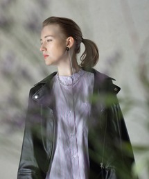 AS KNOW AS PINKY | ヴィーガンレザーライダースジャケット(ライダースジャケット)