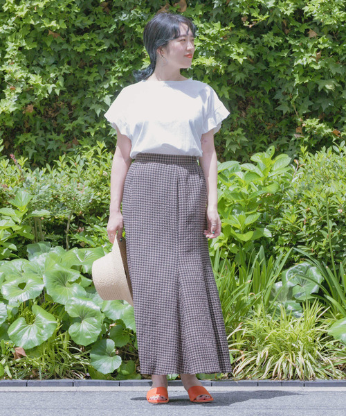 ITEMS URBANRESEARCH(アイテムズ アーバンリサーチ)の「オリガミタックTシャツ(Tシャツ/カットソー・レディース・ブルー/ホワイト/ブラック/モカ・FREE)」の13枚目の写真