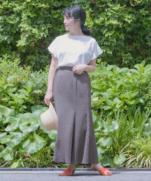 ITEMS URBANRESEARCH(アイテムズ アーバンリサーチ)の「オリガミタックTシャツ(Tシャツ/カットソー・レディース・ブルー/ホワイト/ブラック/モカ・FREE)」の14枚目の写真