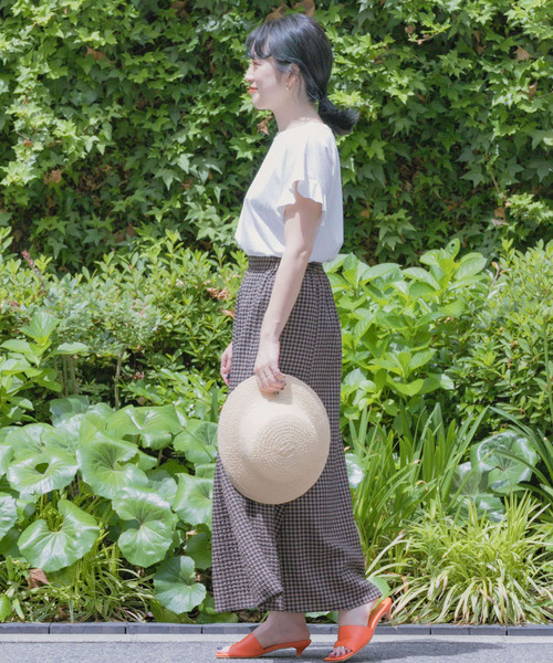 ITEMS URBANRESEARCH(アイテムズ アーバンリサーチ)の「オリガミタックTシャツ(Tシャツ/カットソー・レディース・ブルー/ホワイト/ブラック/モカ・FREE)」の15枚目の写真