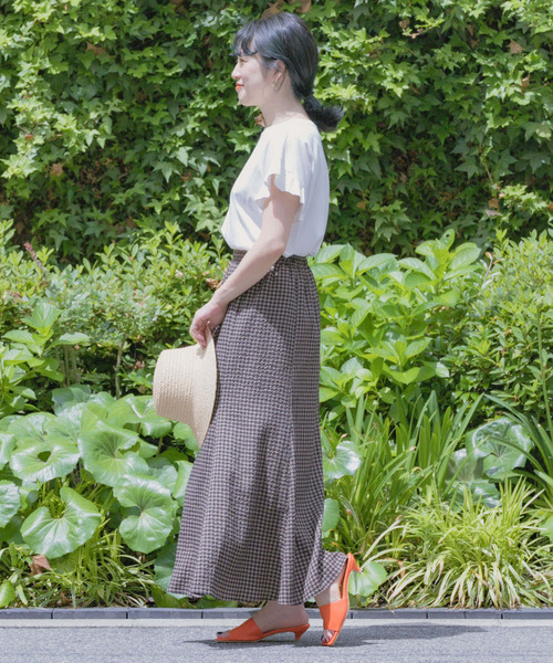 ITEMS URBANRESEARCH(アイテムズ アーバンリサーチ)の「オリガミタックTシャツ(Tシャツ/カットソー・レディース・ブルー/ホワイト/ブラック/モカ・FREE)」の16枚目の写真