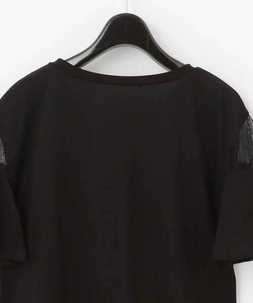 GRACE CONTINENTAL（グレースコンチネンタル）の「フォトフレアTシャツ（Tシャツ/カットソー・レディース・ホワイト/ブラック・36）」の10枚目の写真