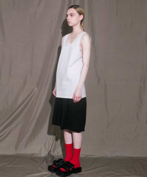 my beautiful landlet(マイビューティフルランドレット)の「【my beautiful landlet】 tank top(Tシャツ/カットソー・メンズ・ベージュ/グレー/ホワイト/ブラック・0/1/2)」の13枚目の写真