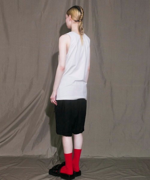 my beautiful landlet(マイビューティフルランドレット)の「【my beautiful landlet】 tank top(Tシャツ/カットソー・メンズ・ベージュ/グレー/ホワイト/ブラック・0/1/2)」の14枚目の写真