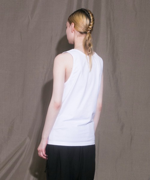 my beautiful landlet(マイビューティフルランドレット)の「【my beautiful landlet】 tank top(Tシャツ/カットソー・メンズ・ベージュ/グレー/ホワイト/ブラック・0/1/2)」の7枚目の写真
