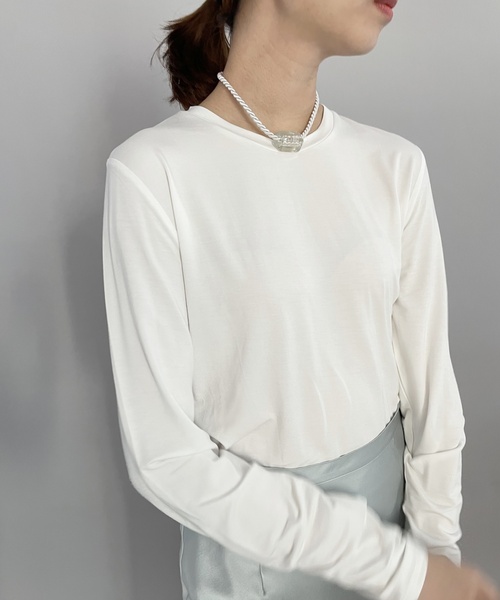 セール】ストレッチレーヨン ロングスリーブTシャツ（Tシャツ