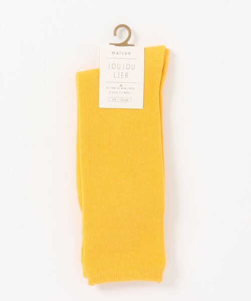 SESTO（セスト）の「gu22ss/無地クルーソックス（ソックス/靴下・レディース・ピンク/グリーン/オレンジ/ブルー・FREE）」の4枚目の写真