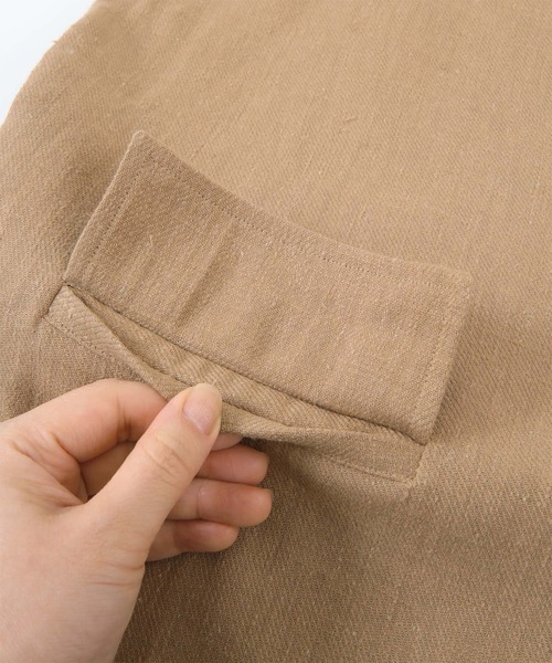 titivate（ティティベイト）の「麻混Vﾈｯｸﾍﾞｽﾄ（ベスト・レディース・ライトブラウン/ネイビー/ナチュラル・M/S）」の20枚目の写真