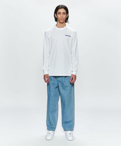 FUTUR(フューチャー)の「<FUTUR> IPSAM LONG SLEEVE TEE/Tシャツ(Tシャツ/カットソー・メンズ・ホワイト・M/L/XL)」の3枚目の写真