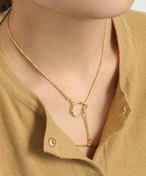 Geel（ギール）の「Geel/Silver925 マンテルチェーンネックレス（ネックレス・レディース・シルバー/ゴールド・FREE）」の9枚目の写真