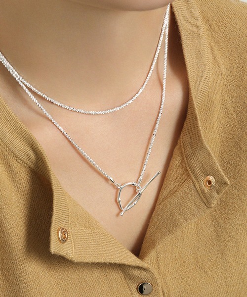 Geel（ギール）の「Geel/Silver925 マンテルチェーンネックレス（ネックレス・レディース・シルバー/ゴールド・FREE）」の6枚目の写真