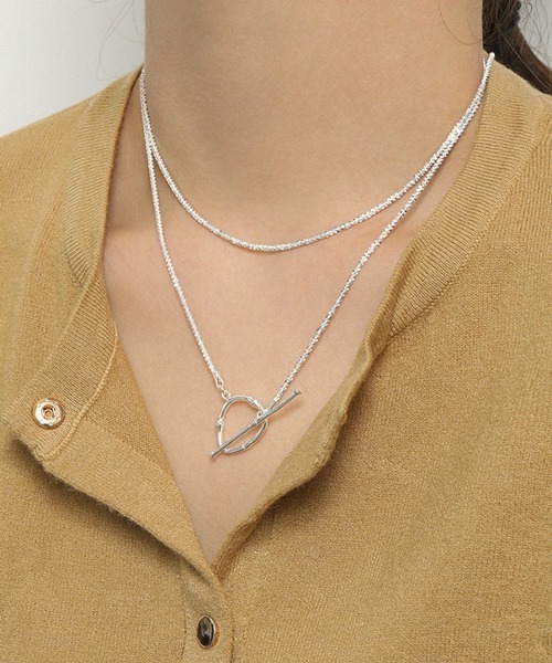 Geel（ギール）の「Geel/Silver925 マンテルチェーンネックレス（ネックレス・レディース・シルバー/ゴールド・FREE）」の7枚目の写真