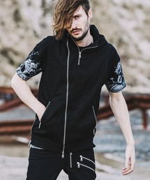 【NO ID.】Sleeveless Hooded Blouson / ノースリーブ フーデッド ブルゾン