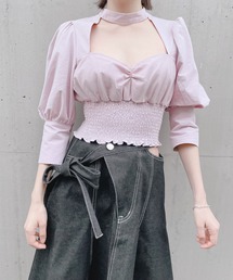 lilLilly | カットアウトスクエアブラウス(シャツ/ブラウス)